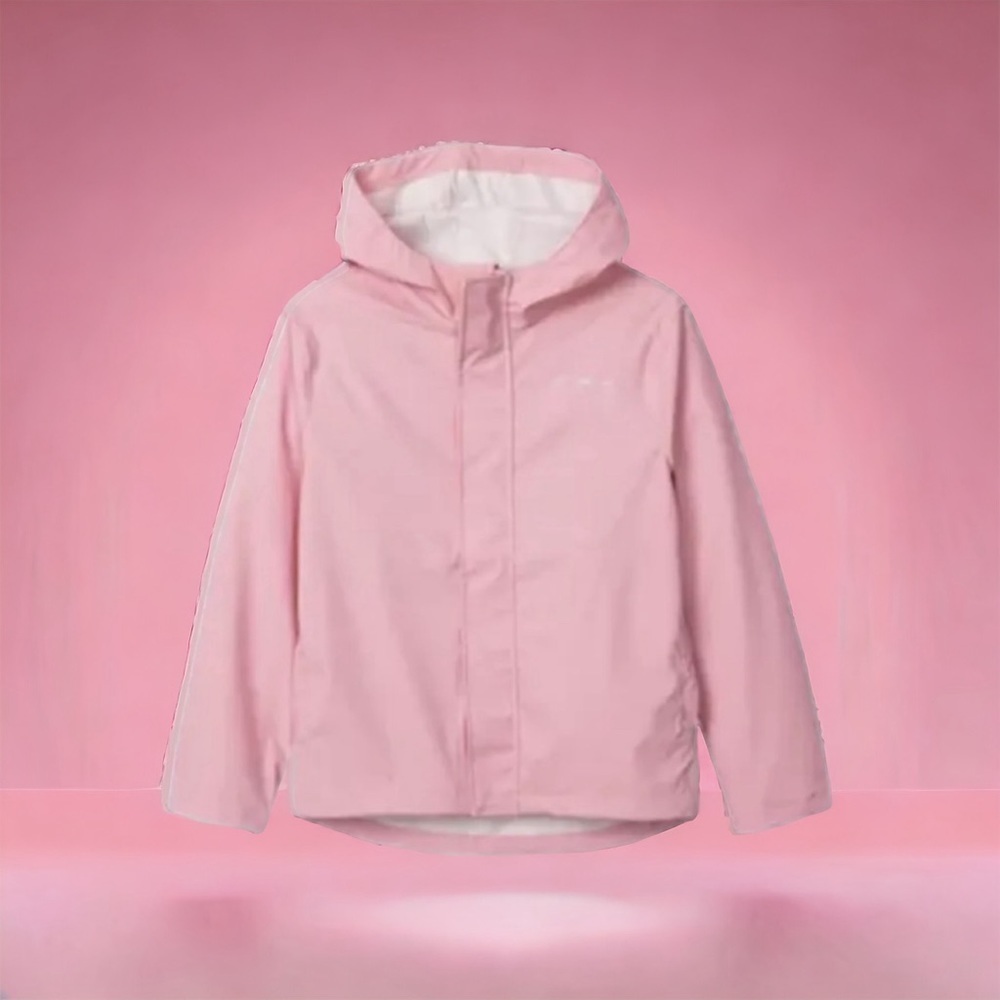 Eddie Bauer Kids' Rock Skipper Rain Slicker Size XS 4/5Y in Blossom (Light Pink)